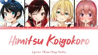 Himitsu Koigokoro - CHiCO with HoneyWorks [Lirik Terjemahan & Eng] Kanojo, Okarishimasu S2 Opening