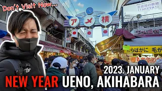 First Time New Year after Pandemic, Crazy Ameyoko and Akihabara, YAKINIKU Restaurant for Solo Ep.381