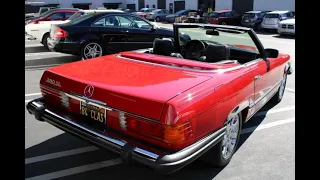 1982 Mercedes Benz 380SL test drive at Laguna Classic Cars