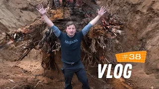 Broke Two Excavators Removing HUGE STUMPS | Building Luxury Homes