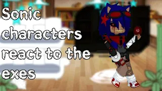 Sonic characters react to exes||My AU||1/?||🇺🇲/🇷🇺||