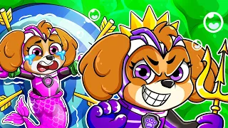 Paw Patrol Ultimate Rescue | Skye Mermaid Is Trapped? What's Going On? - Very Sad Story - Rainbow 3