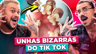 AS UNHAS MAIS BIZARRAS DO TIK TOK | Diva Depressão