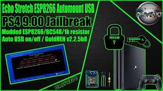 Echo Stretch 900AC Modded For ESP8266 + BC548/1k | Auto USB on/off | GoldHEN v2.2.5b8 | PS4 9.00