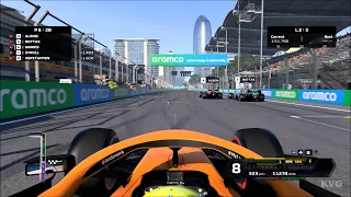 F1 2020 - Baku City Circuit - Baku (Azerbaijan Grand Prix) - Gameplay (PC HD) [1080p60FPS]