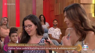 Encontro com Fátima Bernardes 14/01/2019 - Fátima Bernardes conta que sofreu bullying