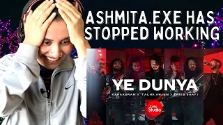 Ye Dunya Reaction | Coke Studio Season 14 | Karakoram x Talha Anjum x Faris Shafi | Ashmita Reacts