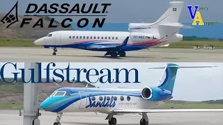 Best Business Jet ? ✈ Dassault Falcon 7X vs ✈Gulf Stream GIV-X (G450)