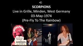 Scorpions    Minden, West Germany Live in May  3 1974