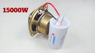 Electricity Capacitor Power 15000W Transformer Motor Magnet United Electric Energy New Idea At Home