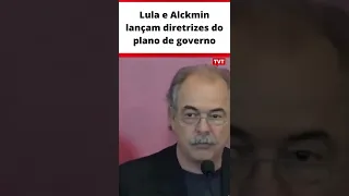 Lula e Alckmin lançam diretrizes do plano de governo