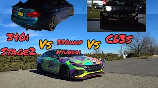 N75 Tuned Elantra N vs the World Part 4 plus reactions