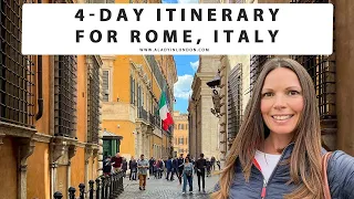 4 DAYS IN ROME, ITALY | Colosseum | Restaurants | Rooftop Bars | Roman Forum | Gelato | Vatican