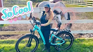 Training My Foal to Love E-Bikes! How Will Ezzy React?