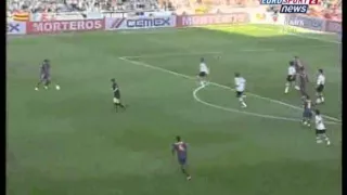 Valencia 0 1 Barcelona Ronaldinho scored goal