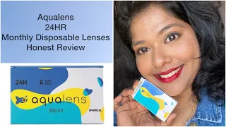 Long wearing Lenses | AQUALENS 24HR Montly Disposable Lens Review