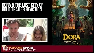 Dora & The Lost City of Gold New TRAILER - The Popcorn Junkies FAMILY REACTION