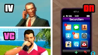 Mobile Phone in GTA Games (Evolution)