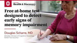 Free at-home test designed to detect early signs of memory impairment | Ohio State Medical Center