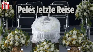 Pelés letzte Reise: Fan-Wahnsinn bei der Totenwache