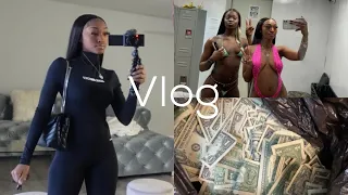 STRIPPER VLOG : THURSDAY & FRIDAY IN MY LIFE I WENT TO WORK ON A SLOW DAY + GOT A NEW DUE