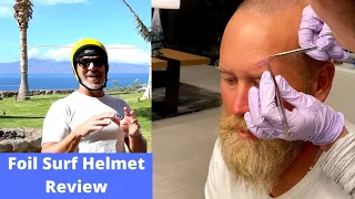 Foil Surfing Helmet Review: Gath & Tom Carroll DMC Fins Soft Surf Helmet