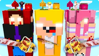 😝ЧАНК ШЕДИ ЛЕСКИ И НУБИКА ЕХЕ В МАЙНКРАФТ! БИТВА ЧАНКОВ ТРОЛЛИНГ MINECRAFT