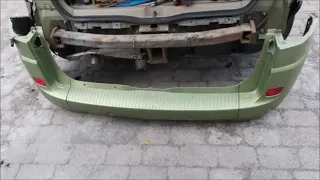 Renault Scenic II Rear Bumper Removal