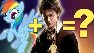 MASHUP: Harry Potter + My Little Pony | Rainbow Dash, Hermione, Rarity, Luna Lovegood & More