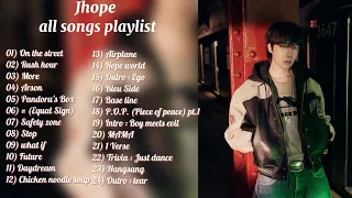 [playlist] Jhope all songs playlist updated 2023 . BTS Jhope playlist 2023 all songs . #jhope