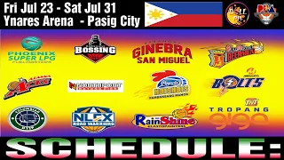 PBA SEASON 46 SCHEDULE | MONTH OF JULY | Ball PH