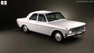 GAZ 24 Volga 1967 by 3D model store Humster3D.com