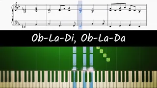 How to play piano part of Ob-La-Di, Ob-La-Da by The Beatles