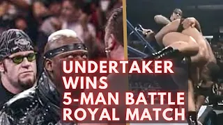 SmackDown, Sept 16, 1999: The Undertaker battles in a 5-Man☝ Battle Royal Match  - Wrestling Rewind