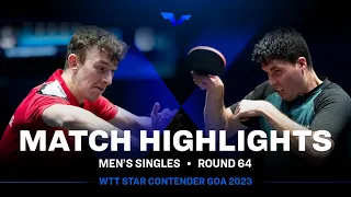 Benedek Olah vs Adrien Rassenfosse | MS R64 | WTT Star Contender Goa 2023