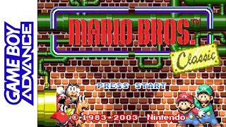 [Longplay] GBA - Super Mario Advance 4: Mario Bros Classic [Extra] (4K, 60FPS)