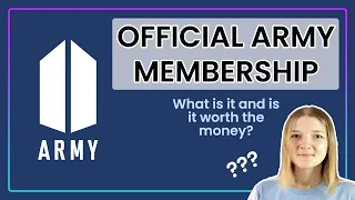 BTS ARMY Official Membership! Is it worth it? 🤔