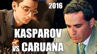 CARUANA vs KASPAROV - 2016 - Ultimate Blitz Challenge