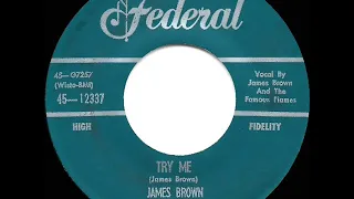 1959 HITS ARCHIVE: Try Me - James Brown (#1 R&B hit)