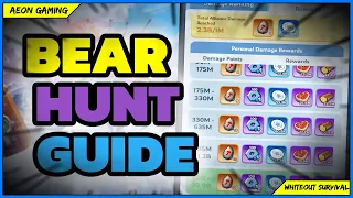 Maximize Damage in The Bear Hunt Event! Just by Knowing These Mechanisms & Tips - Whiteout Survival