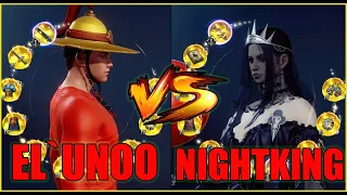 EL`UNOO TOP GLOBAL WARRIOR  VS NIGHTKING  TOP1 GLOBAL DARKIST | FRIENDLY DUEL | MIR4