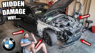 THERE'S MORE DAMAGE THAN WE THOUGHT... 😭 BMW Rebuild Part. 2