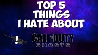 TOP 5 Things i hate about COD Ghosts Gameplay Commentary
