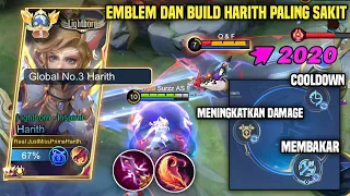 LIHAT INI !! BUILD DAN EMBLEM HARITH TERSAKIT SEKALI ULTI MUSUH MATI ! HARITH TOP 1 GLOBAL - MLBB