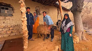 Village Family Cooks and Shares Delicious Sheep Meat Lunch 2023