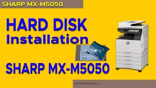 Sharp MX-M5050 Hard Disk Installation | How to Install a Hard Disk in Sharp MX-M5050