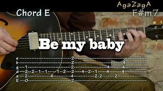 Be my babe - Tab and Chords, como tocar, レッスン , урок, табулатуры