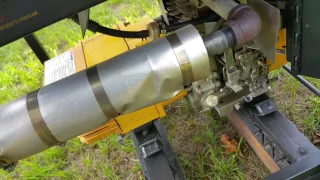 Quiet homemade generator muffler