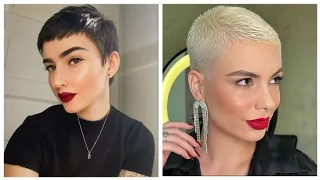 Short pixie haircut ideas fashion and trend#2023