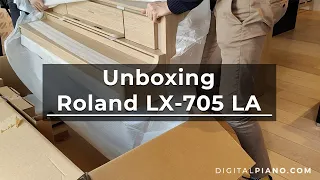 Unboxing and assembly of Roland LX-705 In Light Oak Colour | Digitalpiano.com